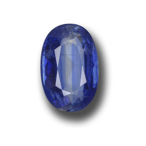 Cianita azul natural de 2,01 ct, corte óvalo, VS-SI