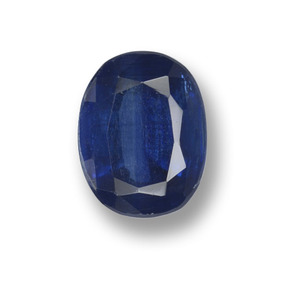 Cianita Azul oscuro natural de 1.74 ct, Corte Óvalo, VS-SI