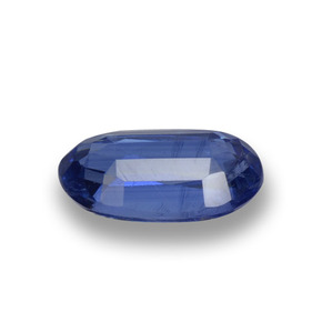 Cianita azul natural de 1,61 ct, corte óvalo, VS-SI