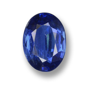 Cianita azul natural de 1,68 ct, corte óvalo, VS-SI