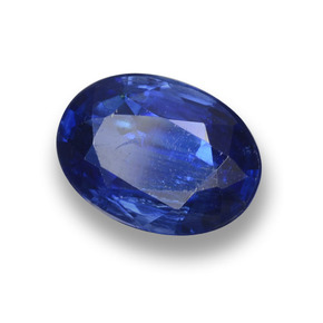Cianita azul natural de 1,68 ct, corte óvalo, VS-SI