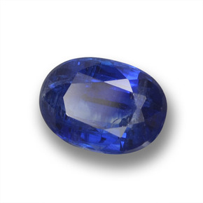 Cianita Azul oscuro natural de 1.30 ct, Corte Óvalo, VS-SI