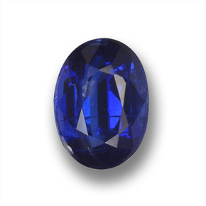Cianita azul natural de 1,01 ct, corte óvalo, VS-SI