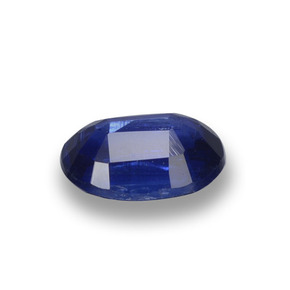 Cianita azul natural de 0,87 ct, corte óvalo, VS-SI