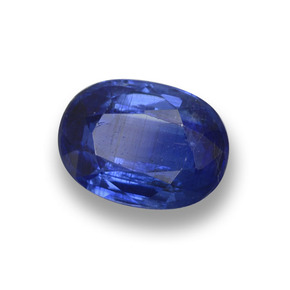 Cianita azul natural de 0,92 ct, corte óvalo, VS-SI
