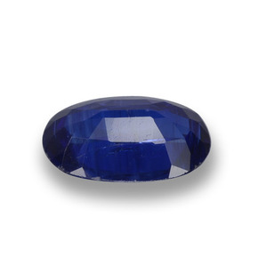 Cianita azul natural de 0,99 ct, corte óvalo, VS-SI