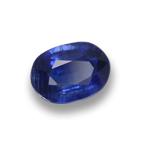 Cianita azul natural de 0,79 ct, corte óvalo, VS-SI
