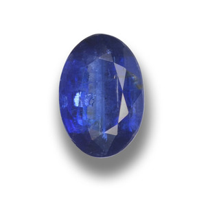 Cianita Azul oscuro natural de 1.22 ct, Corte Óvalo, VS-SI
