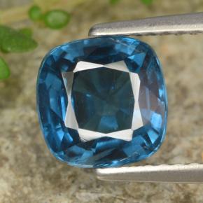 Cianita Azul natural de 2.04 ct, Corte Cojín, VS