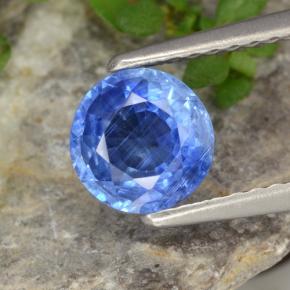 Cianita Azul natural de 1.05 ct, Corte Redondo, VS-SI