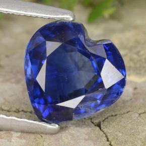 Cianita azul natural de 2,11 ct, forma de corazón, VS-SI