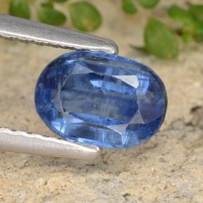 Cianita azul natural de 1,06 ct, corte óvalo, SI