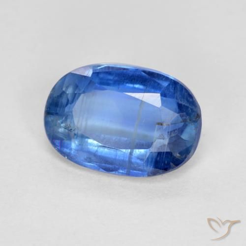Cianita Azul marino natural de 1.02 ct, Ovalada, SI