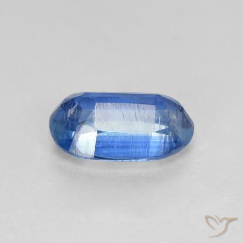Cianita Azul oscuro natural de 1.07 ct, Ovalada, SI