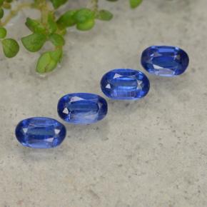 Gemas de cianita azul natural de 1,57 ct, corte óvalo, SI