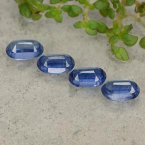 Gemas de cianita azul natural de 2,60 ct, corte óvalo, VS