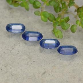 Gemas de cianita azul natural de 1,50 ct, corte óvalo, SI