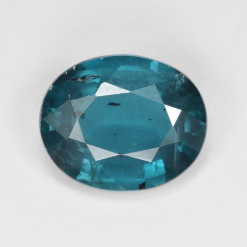 Cianita turquesa natural de 3,71 ct, corte óvalo, VS-SI