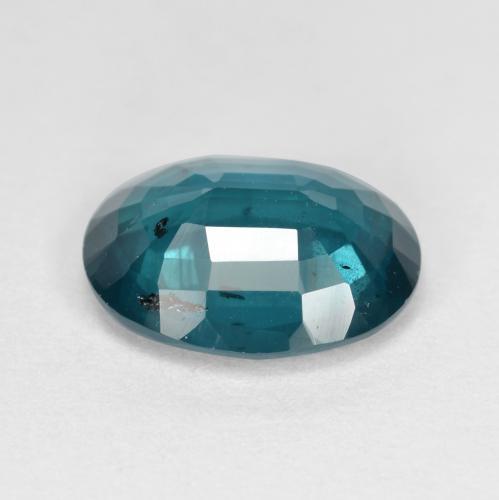 Cianita turquesa natural de 3,71 ct, corte óvalo, VS-SI