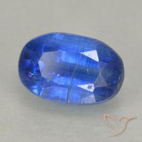 Cianita Azul marino natural de 0.86 ct, Ovalada, VS-SI