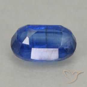 Cianita Azul marino natural de 0.86 ct, Ovalada, VS-SI