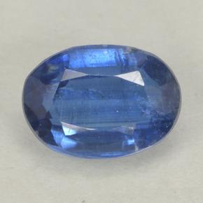 Cianita azul natural de 1,12 ct, corte óvalo, VS-SI