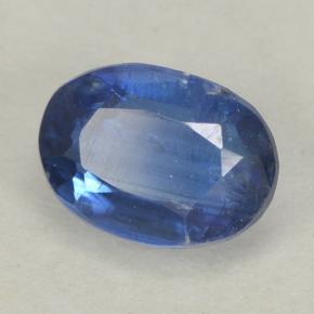 Cianita azul natural de 1,12 ct, corte óvalo, VS-SI