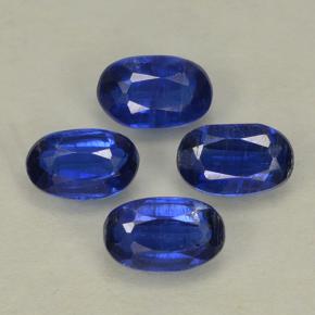 Gemas de Cianita Azul oscuro natural de 1.36 ct, Corte Óvalo, VS-SI
