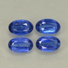 Gemas de cianita azul natural de 1,40 ct, corte óvalo, VS-SI