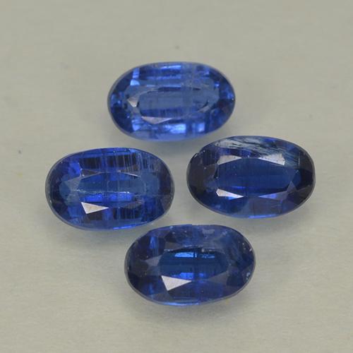 Gemas de Cianita Azul marino natural de 1.44 ct, Corte Óvalo, VS-SI