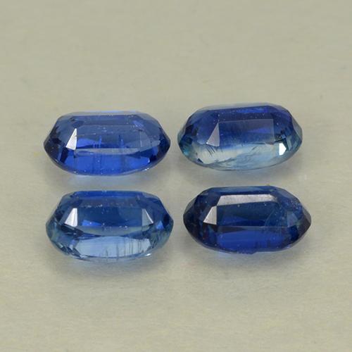 Gemas de Cianita Azul marino natural de 1.44 ct, Corte Óvalo, VS-SI