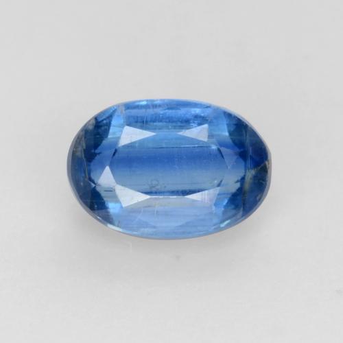 Cianita Azul marino claro natural de 0.76 ct, Corte Óvalo, SI