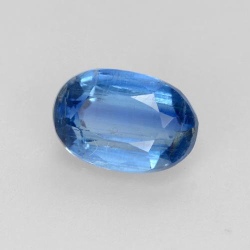 Cianita Azul marino claro natural de 0.76 ct, Corte Óvalo, SI