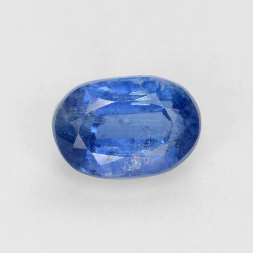 Cianita azul natural de 0,82 ct, corte óvalo, SI