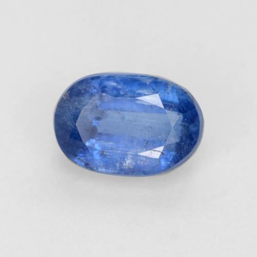 Cianita azul natural de 0,82 ct, corte óvalo, SI