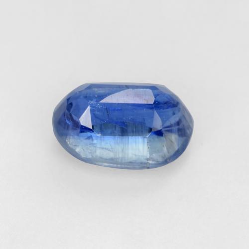 Cianita azul natural de 0,82 ct, corte óvalo, SI