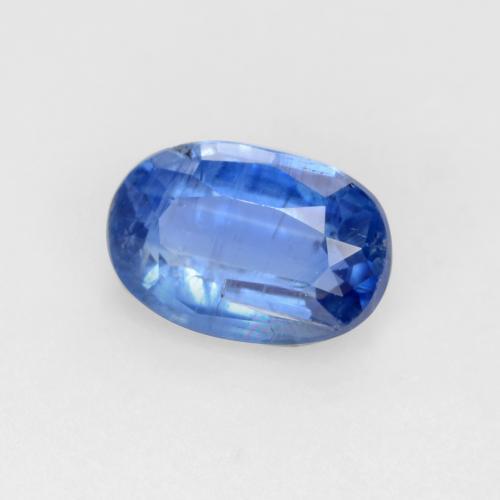 Cianita Azul medio natural de 0.57 ct, Corte Óvalo, SI