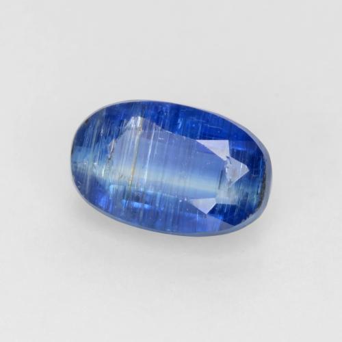 Cianita azul natural de 0,74 ct, corte óvalo, SI-I1