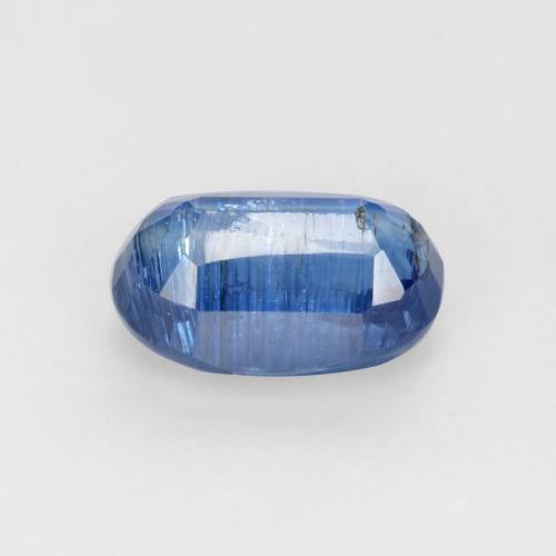 Cianita azul natural de 0,74 ct, corte óvalo, SI-I1