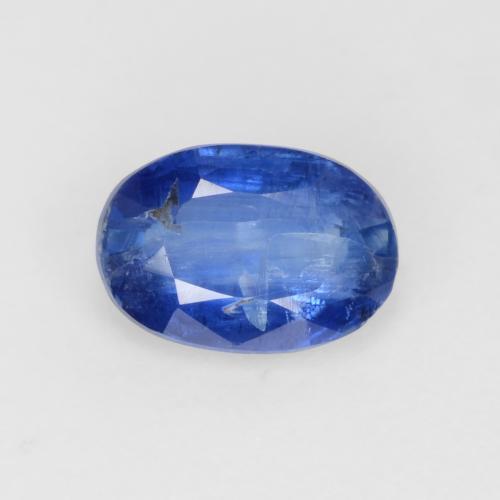 Cianita azul natural de 0,68 ct, corte óvalo, SI