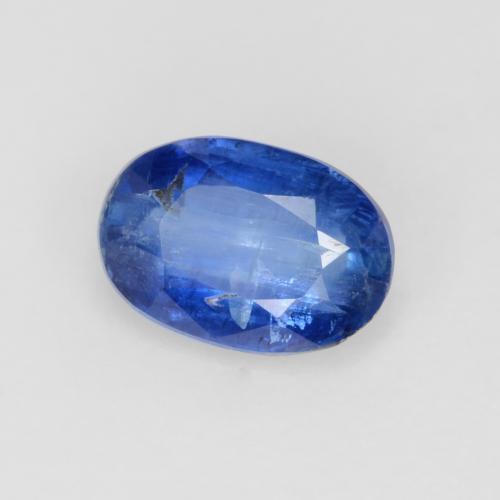 Cianita azul natural de 0,68 ct, corte óvalo, SI