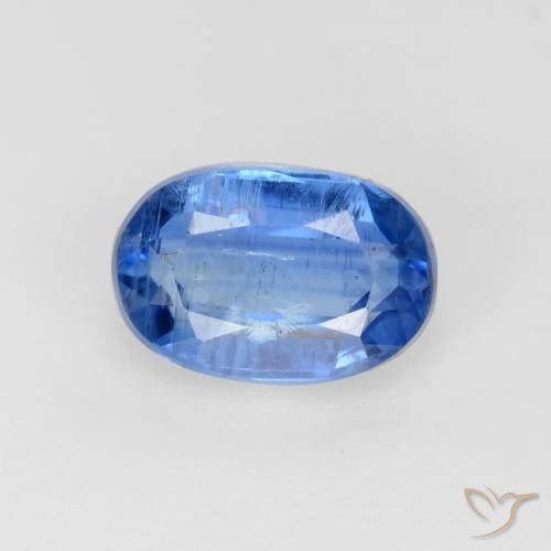 0.72ct Natural Azul medio cianita, Ovalada, SI