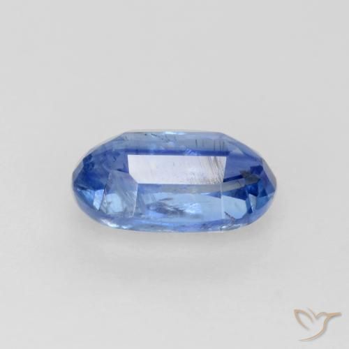 Cianita Azul medio natural de 0.72 ct, Ovalada, SI