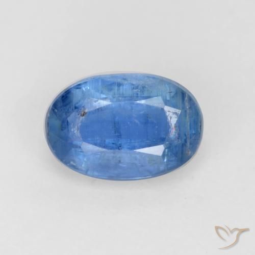 0.78ct Natural Azul claro cianita, Ovalada, SI