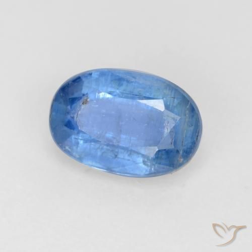Cianita Azul claro natural de 0.78 ct, Ovalada, SI