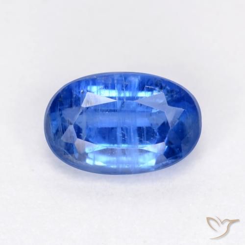 0.73ct Natural Azul marino claro cianita, Ovalada, SI