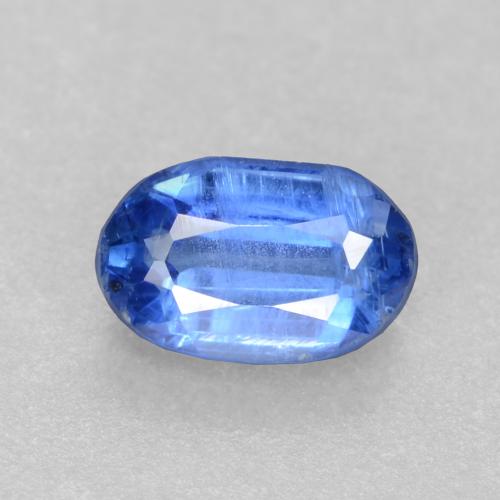 Cianita Azul oscuro natural de 0.52 ct, Corte Óvalo, SI
