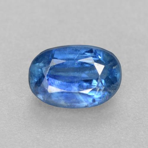 Cianita Azul marino claro natural de 0.58 ct, Corte Óvalo, SI
