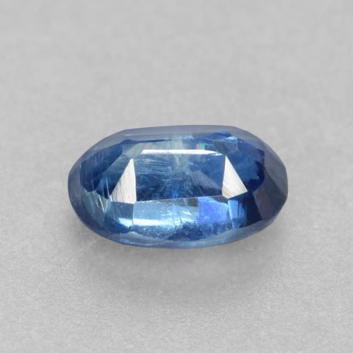 Cianita Azul marino claro natural de 0.58 ct, Corte Óvalo, SI