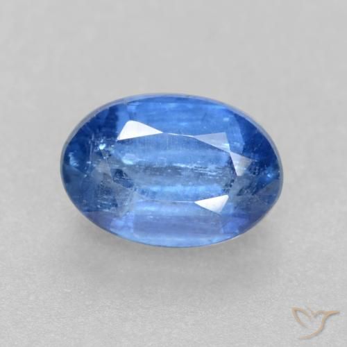 0.69ct Natural Azul claro cianita, Ovalada, SI-I1